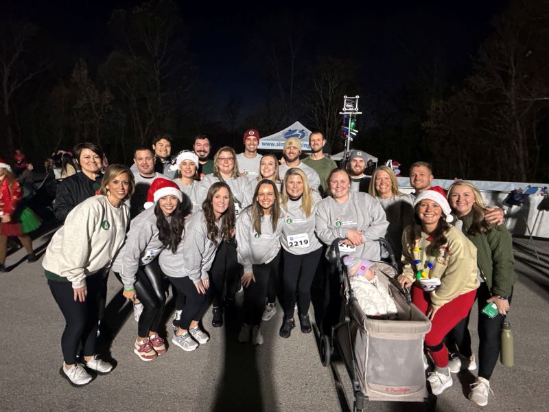 ABB employees at Under the Lights 5k